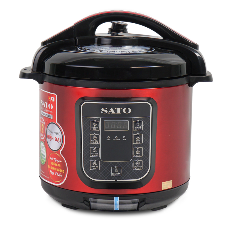  Nồi áp suất điện tử đa năng SATO 6AS013 - Dung tích 6.0L - Bảo hành 12 tháng